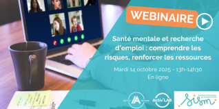 💻 Webinaire « Santé mentale & recherche d’emploi » (SISM 2025)
