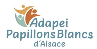 Logo Adapei Papillons Blancs