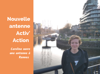 photo de Caroline, Responsable d'antenne à Rennes, devant la Vilaine (fleuve)