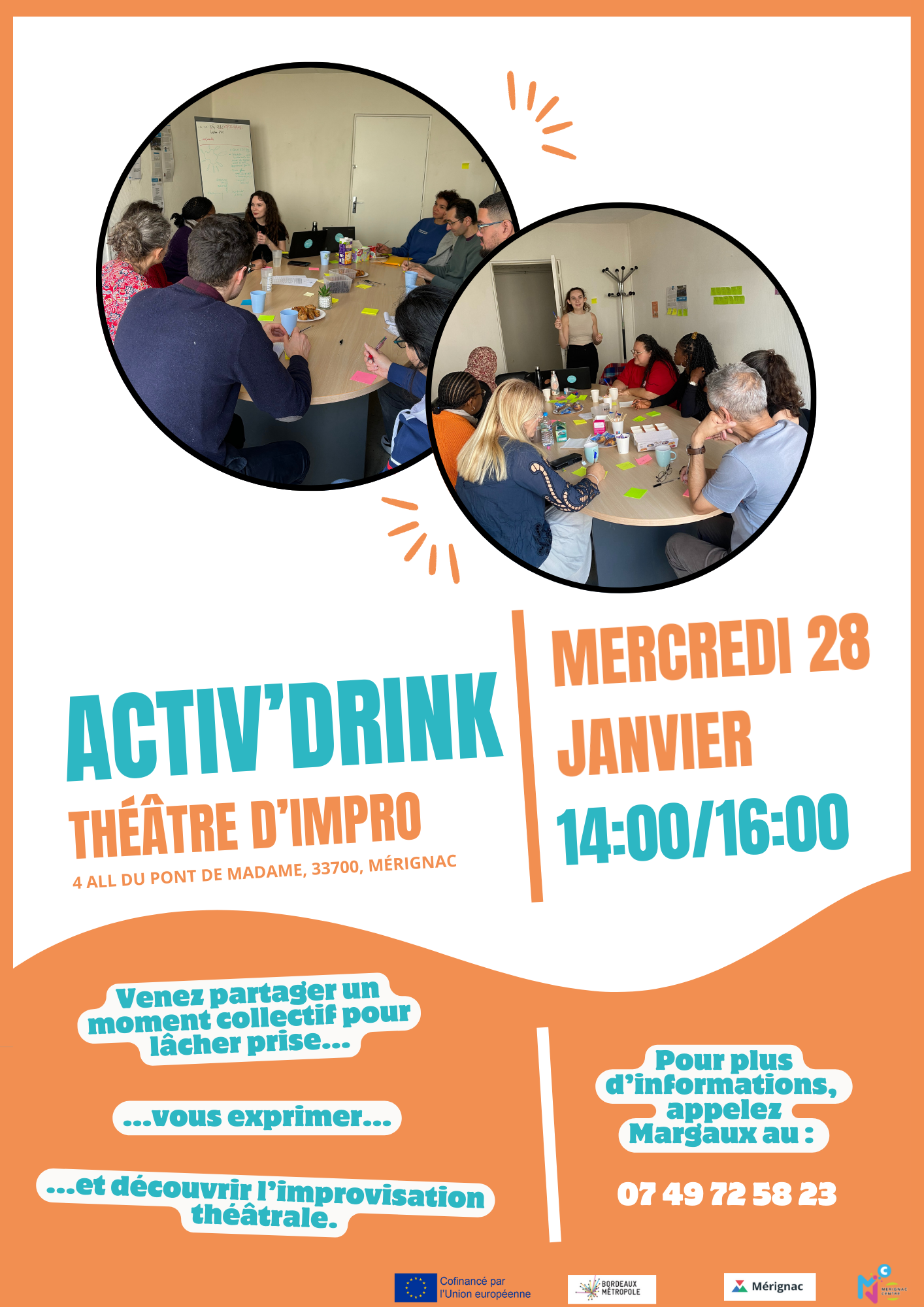 Atelier des Activ'Acteurs 📍Mérignac